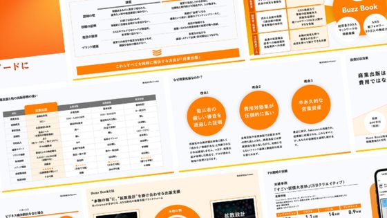 営業資料の制作実績